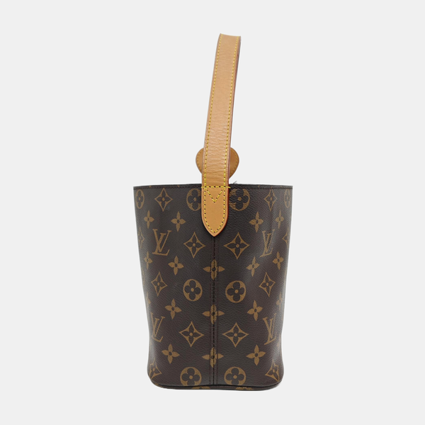 ALL IN BB Monogram Coated Canvas Brown