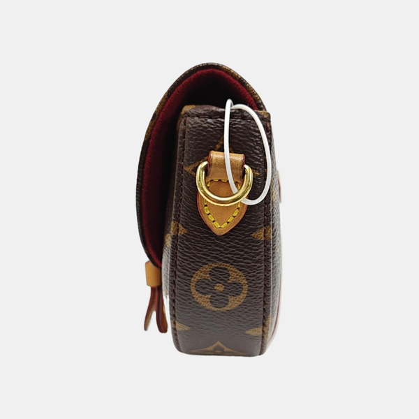 CHANTILLY Mini Monogram Coated Canvas Brown