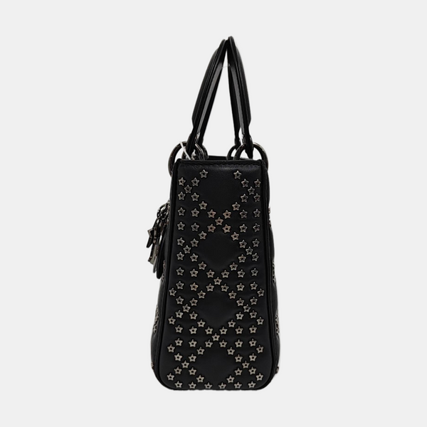 Lady Dior Small Cannage Lambskin Black
