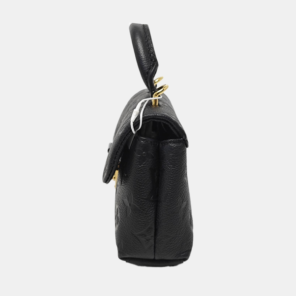 MADELEINE Nano Monogram Calfskin Black