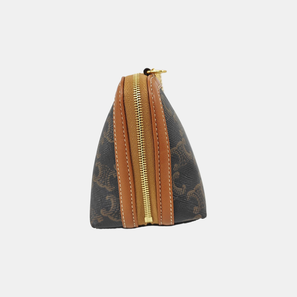 TRIOMPHE Mini Coated Canvas Brown