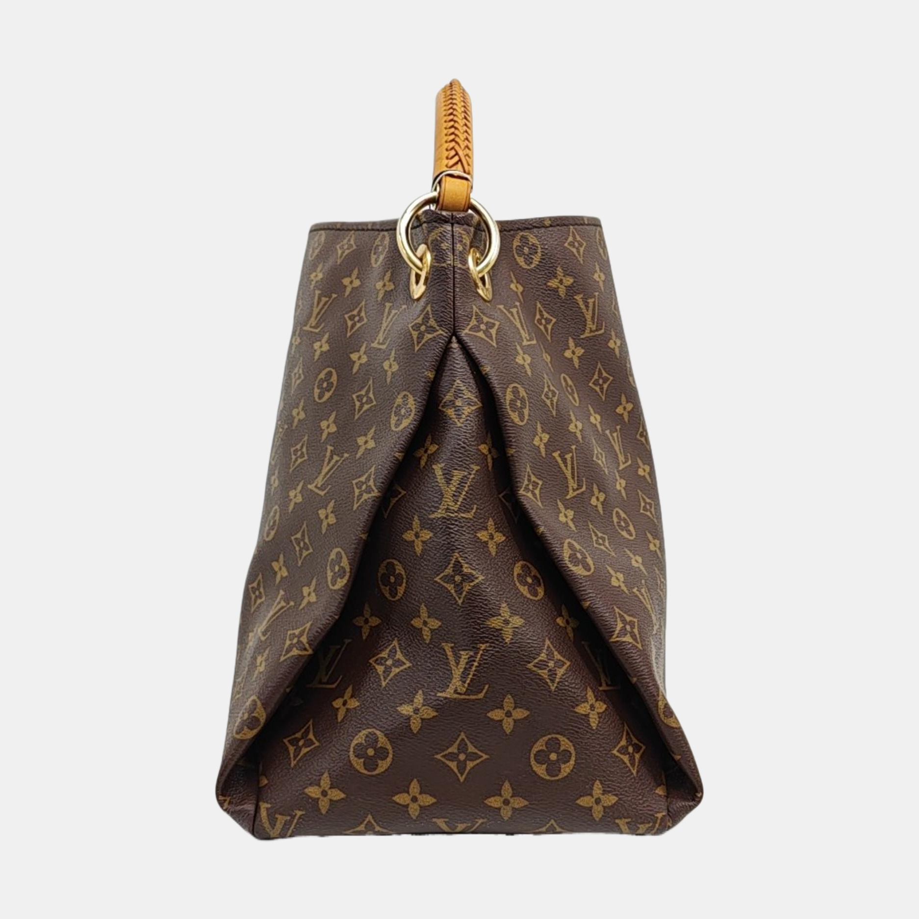 ARTSY MM Monogram Coated Canvas Brown