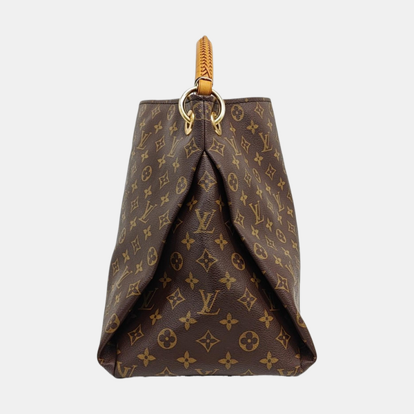 ARTSY MM Monogram Coated Canvas Brown