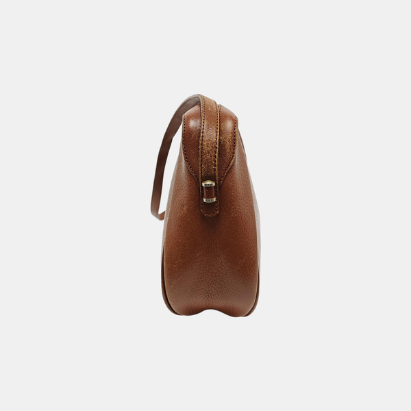 Calfskin Crossbody Bag Brown