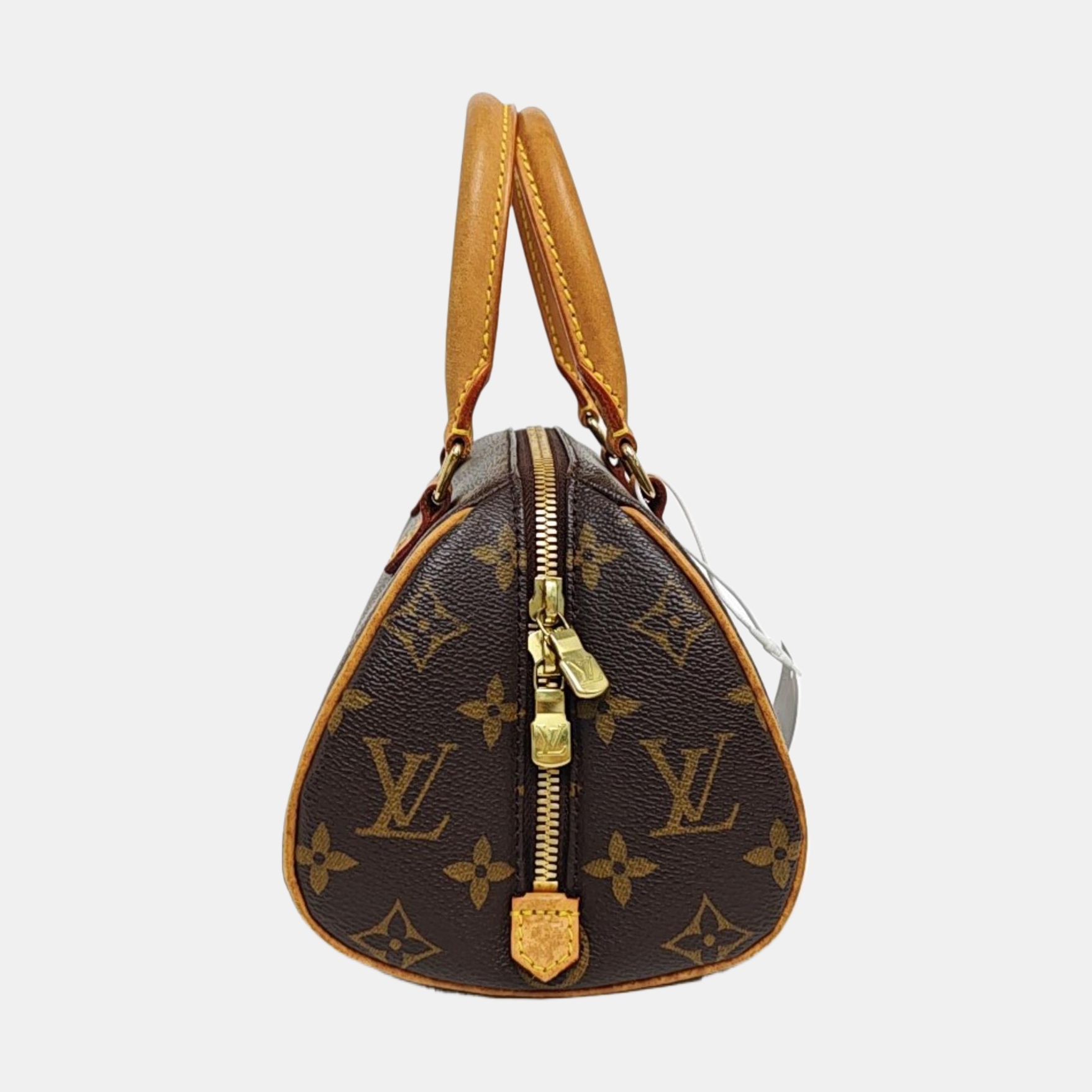 RIBERA Monogram Coated Canvas Brown