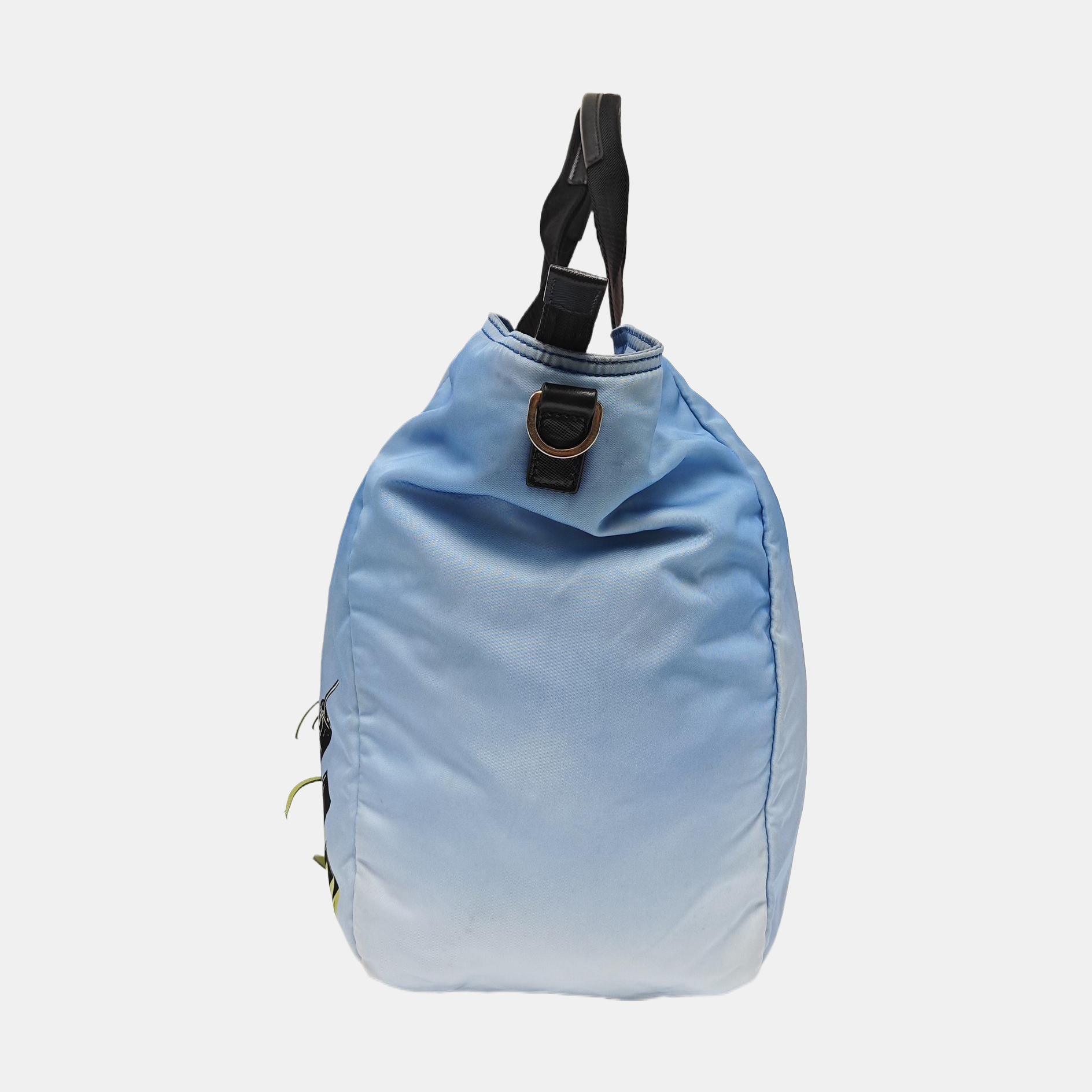 Nylon Shoulder Bag Blue