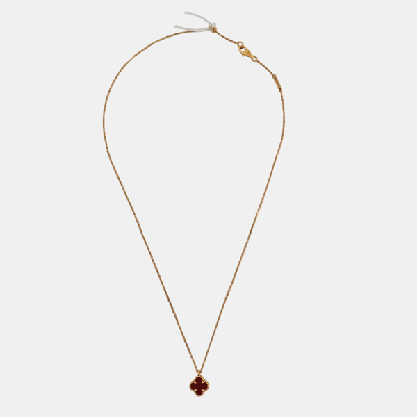 Sweet Alhambra 18k Rose Gold Necklace