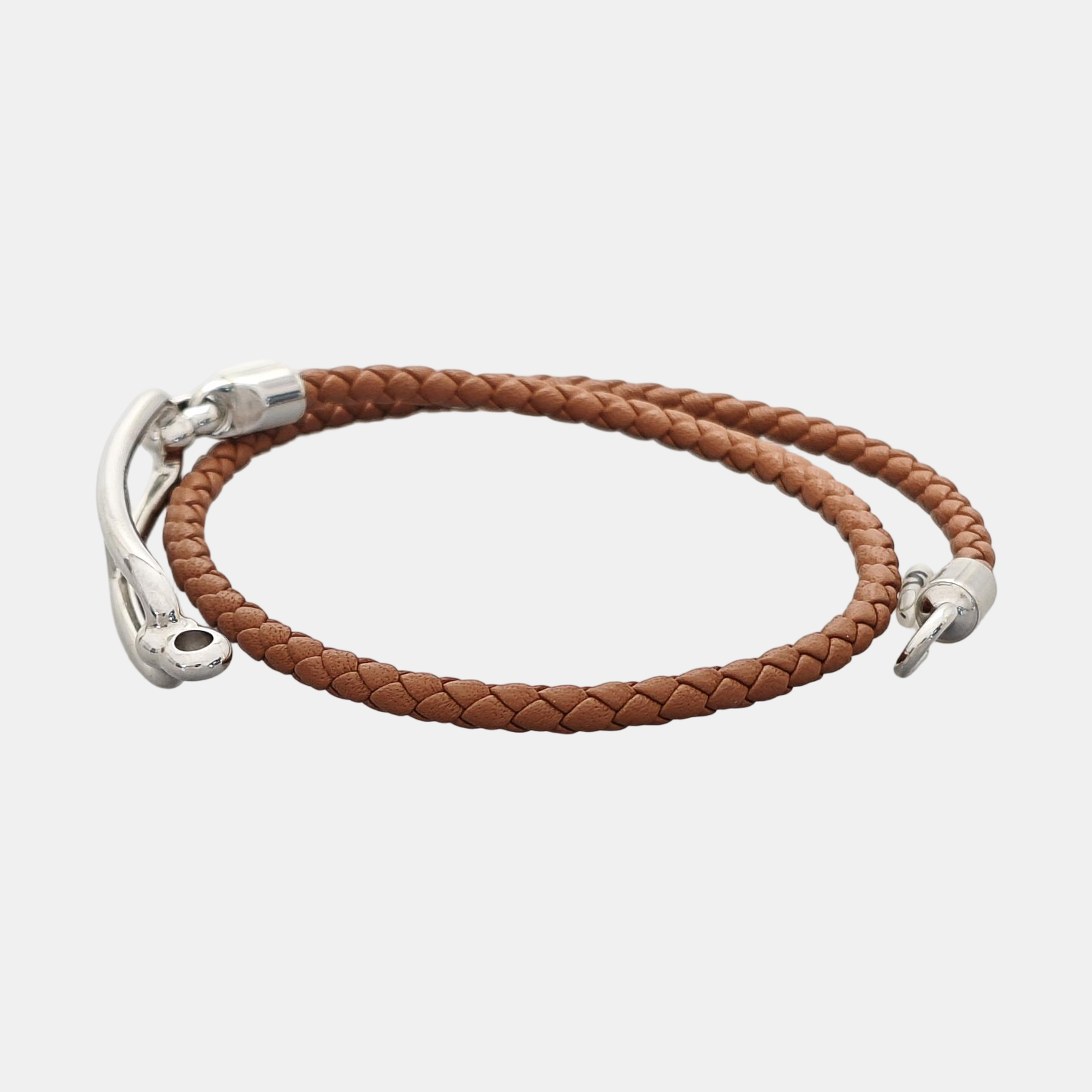 Roulis Leather Brown Bangle