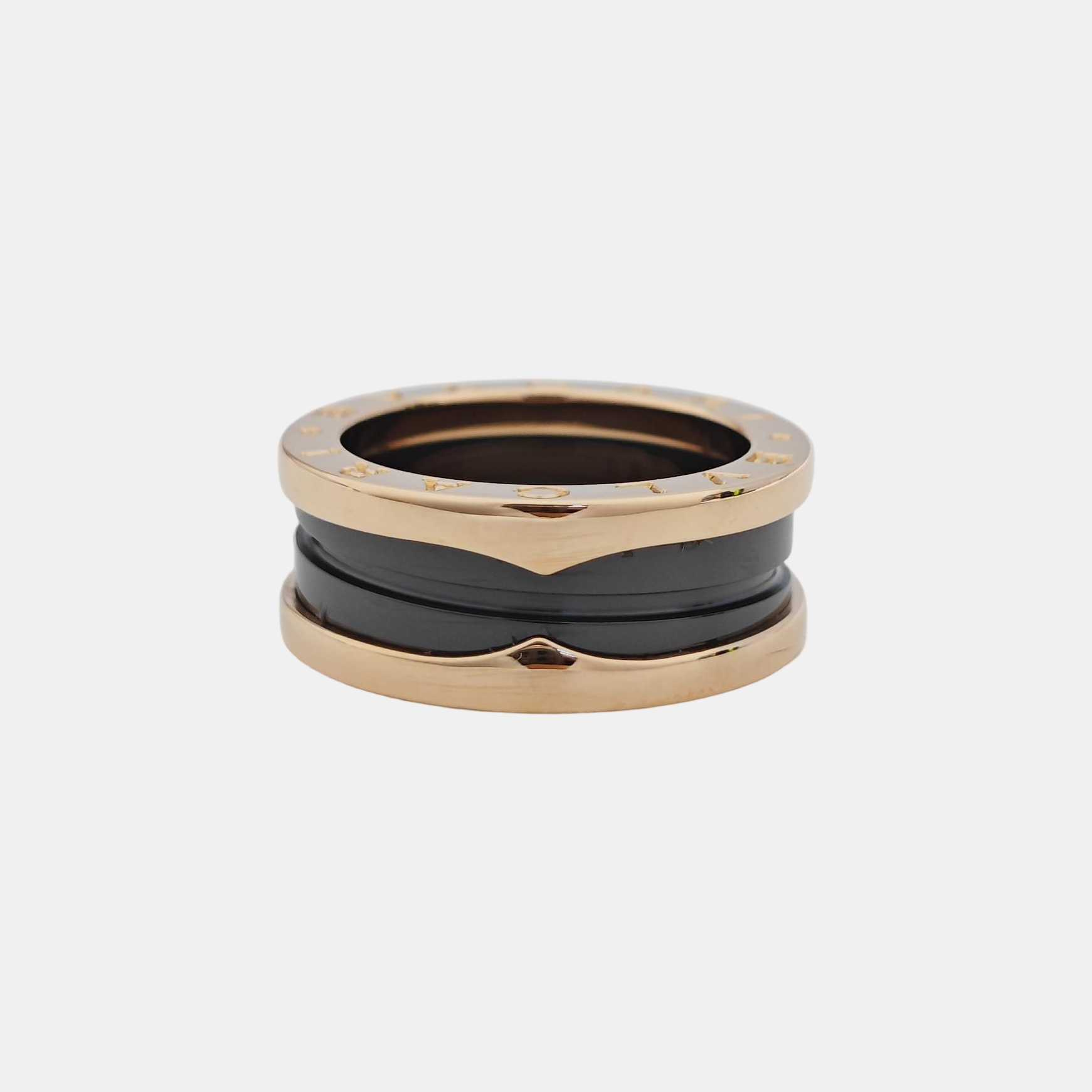 B.ZERO1 18k Rose Gold Ring EU 50