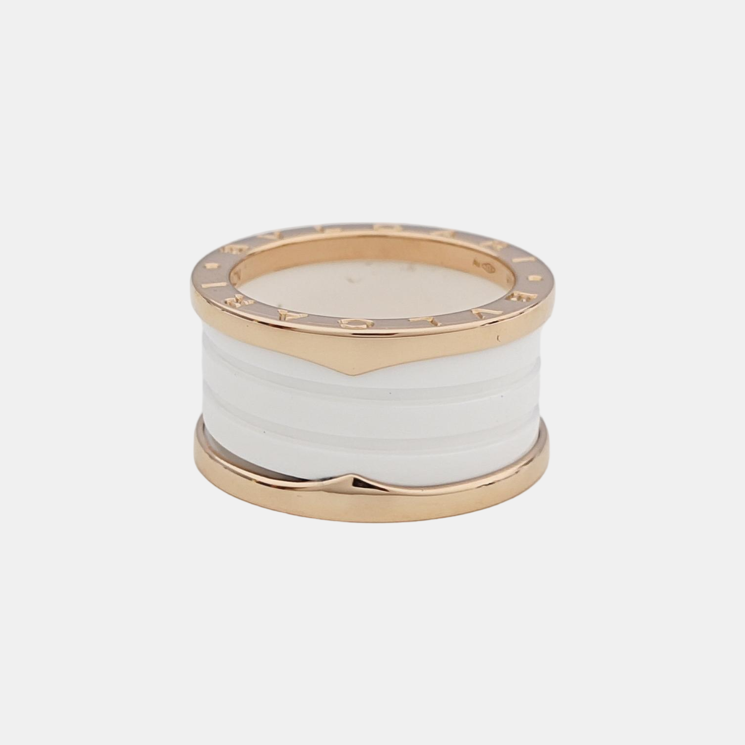 B.ZERO1 18k Rose Gold Ring EU 54