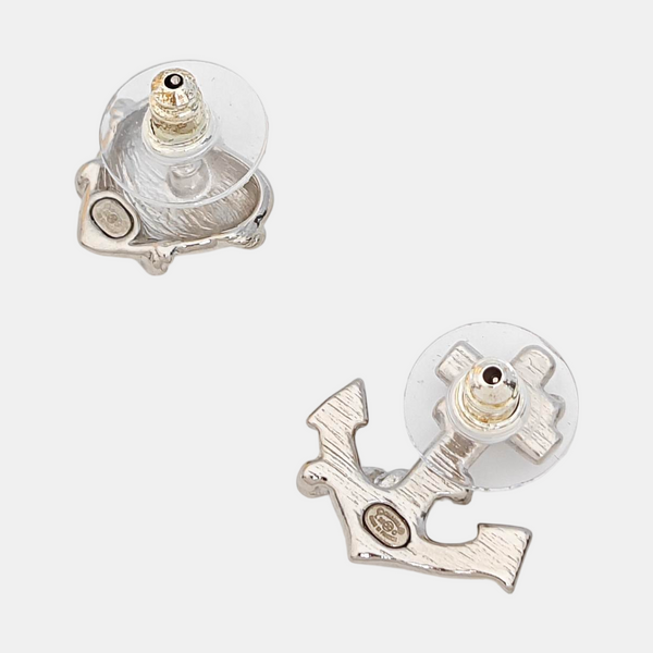 Metal Silver Stud Earrings