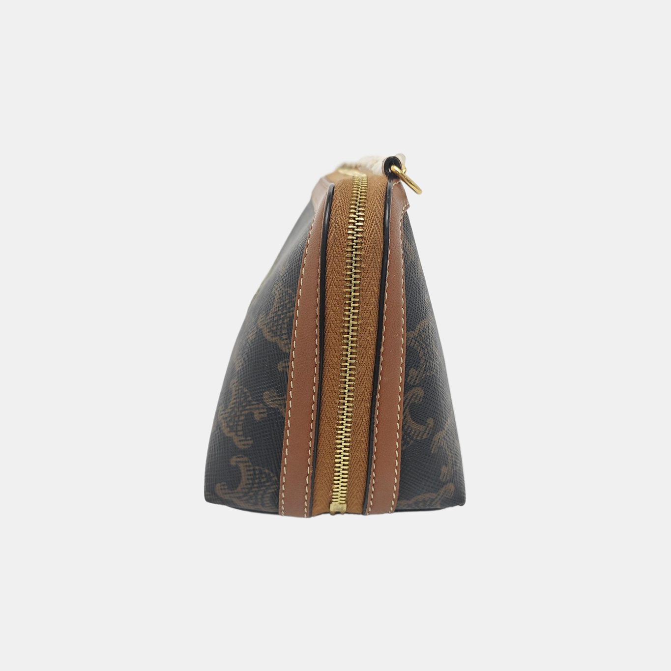 TRIOMPHE CANVAS Mini Coated Canvas Brown