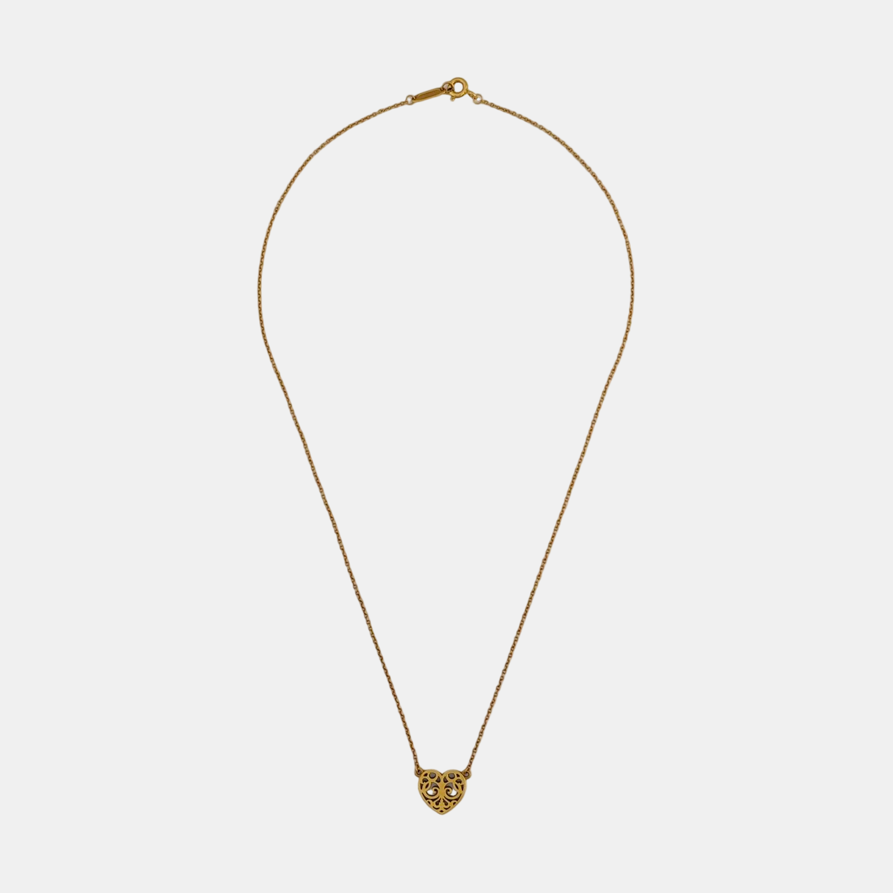 Tiffany Hearts 18k Gold Necklace