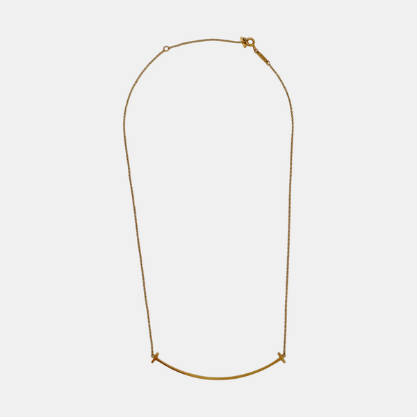 Tiffany T 18k Rose Gold Necklace