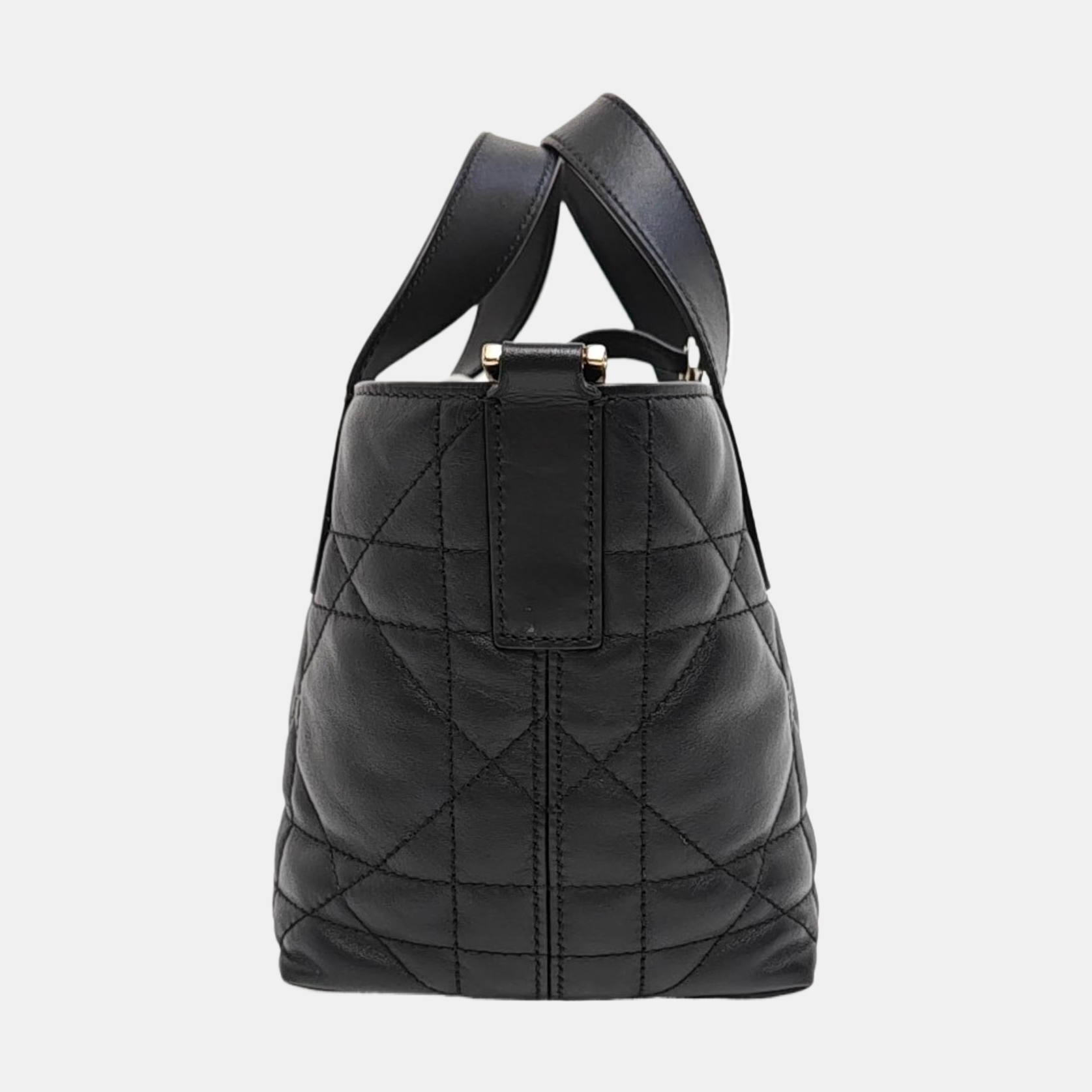 Toujours Nano Cannage Calfskin Black