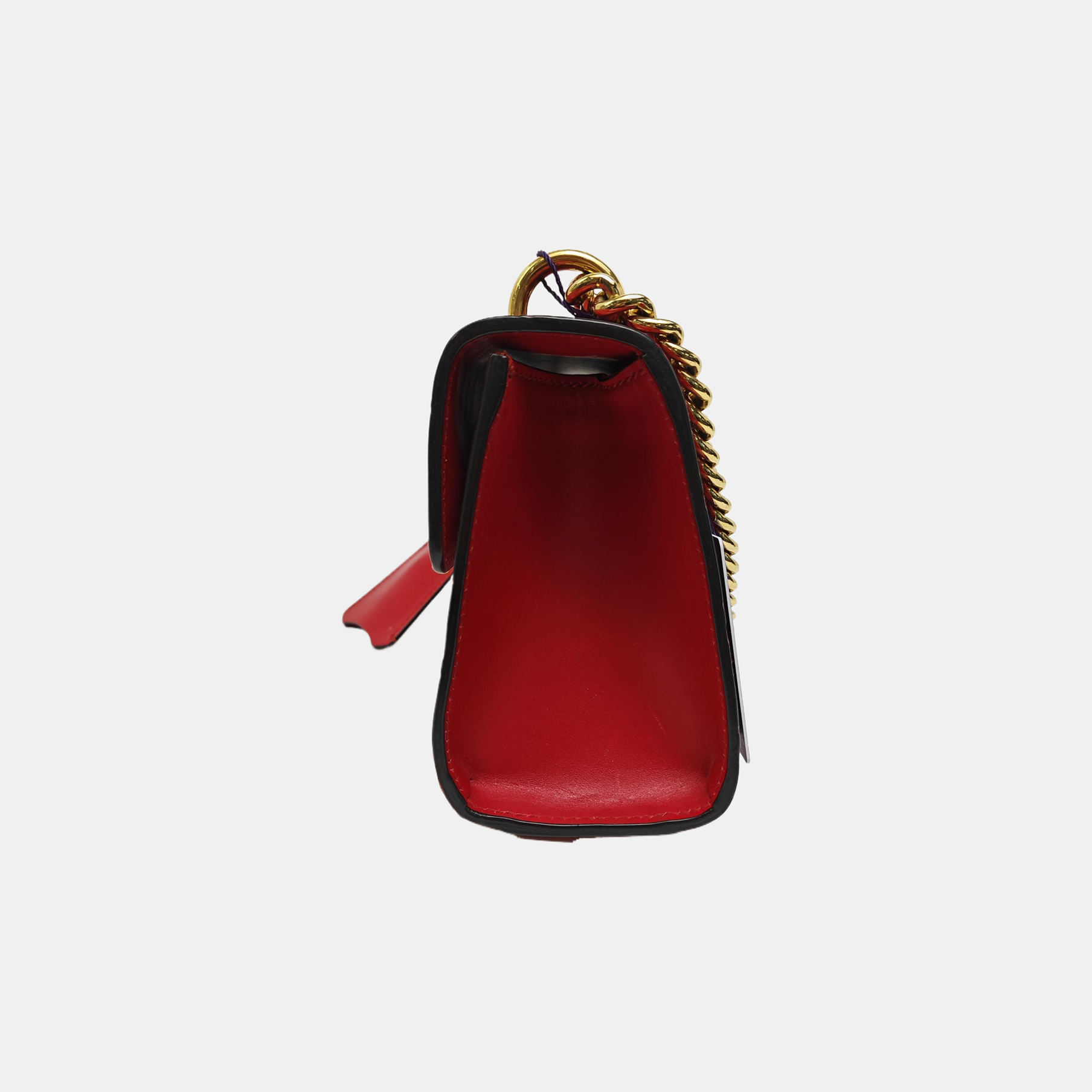 Padlock Small Monogram Calfskin Red