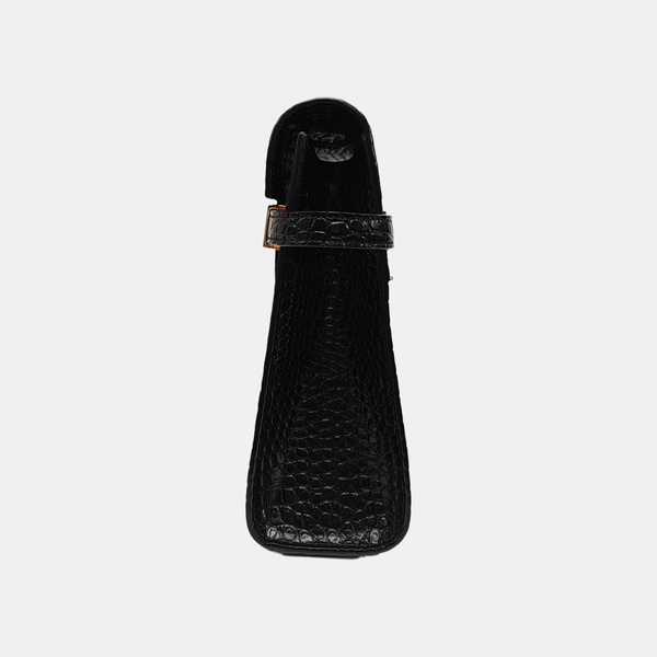 MANHATTAN Medium Calfskin Black
