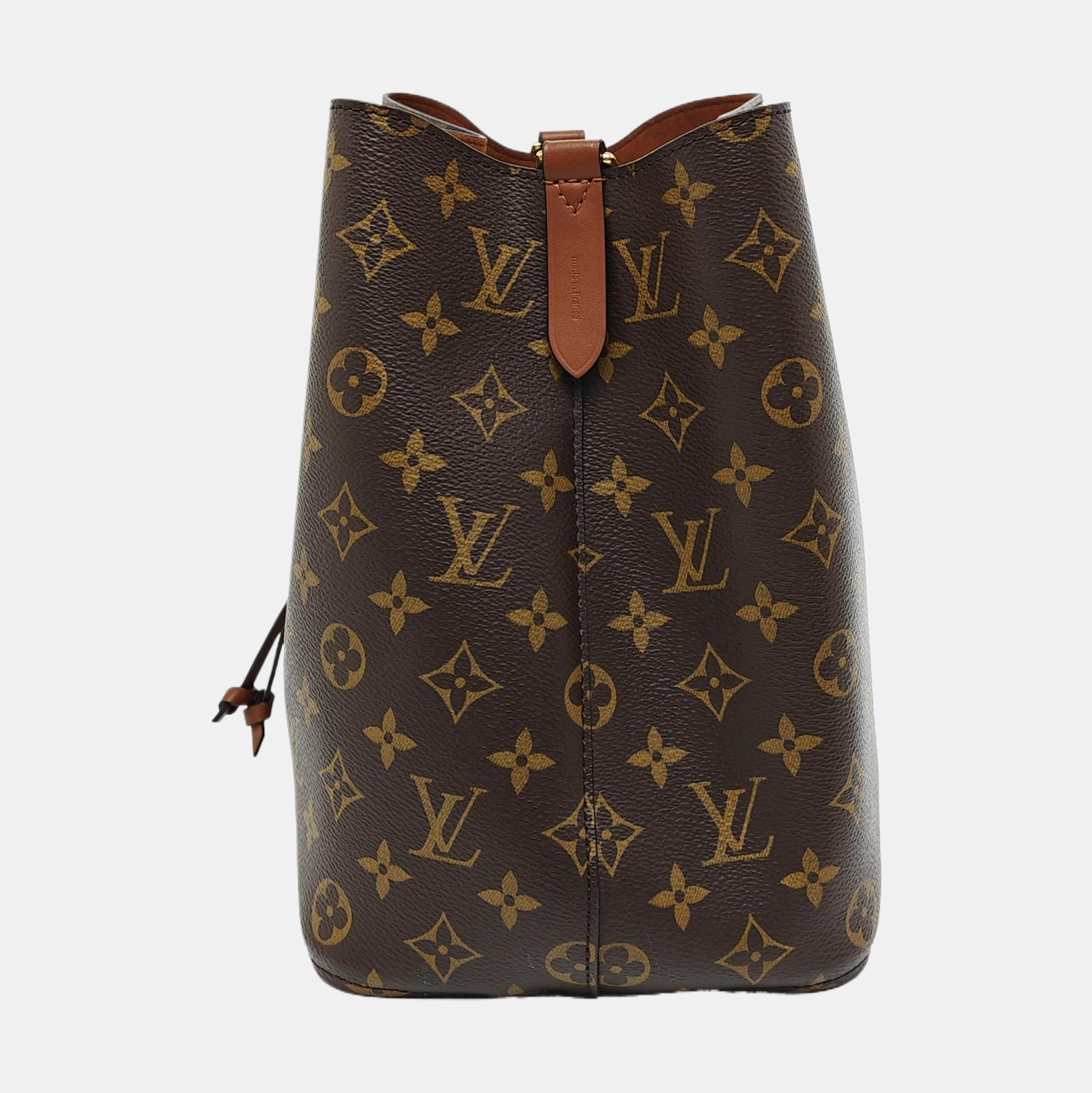 NÉONOÉ MM Monogram Coated Canvas Brown