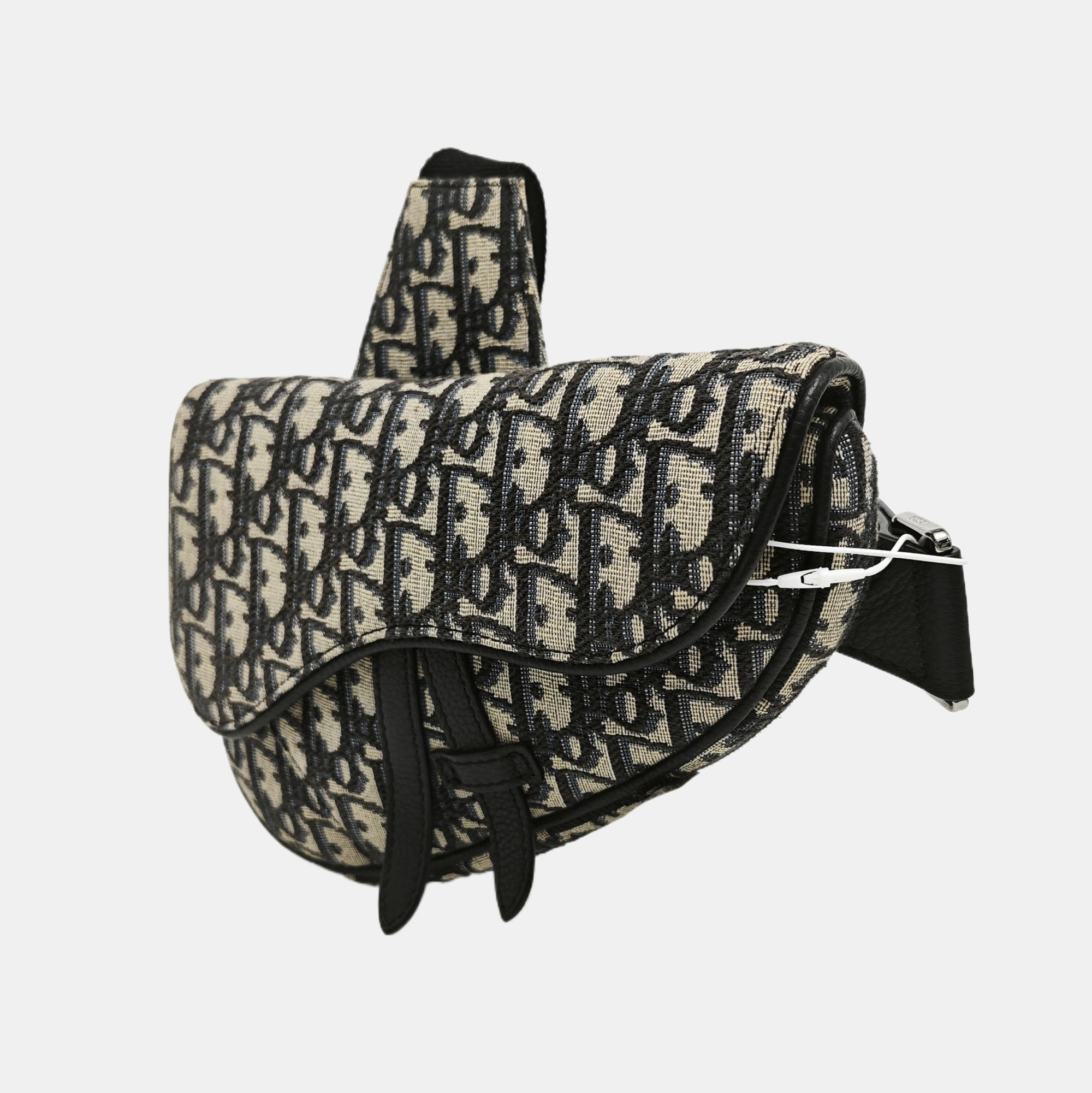 Saddle Mini Oblique Canvas Blue