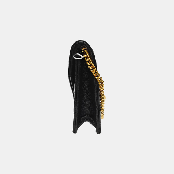 MONOGRAM WOC Chevron Calfskin Black