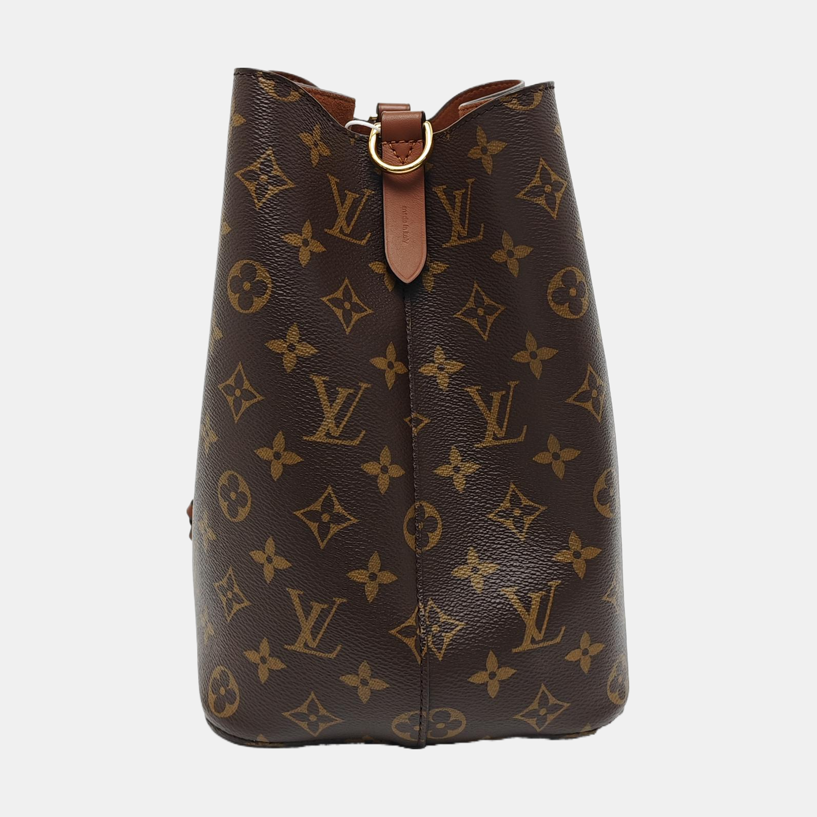 NÉONOÉ MM Monogram Coated Canvas Brown