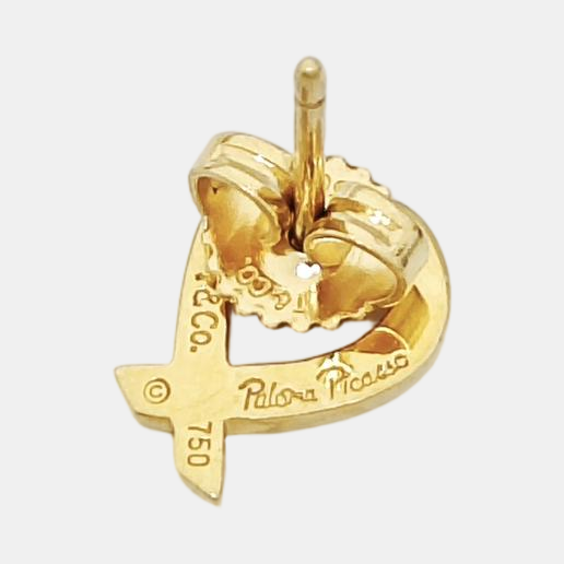 Paloma Picasso 18k Gold Stud Earrings