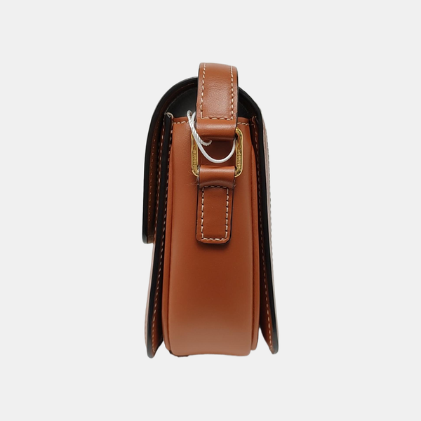 Authenticated pre-owned  TRIOMPHE Teen Coated Canvas Beige - Shoulder Bag at Looply