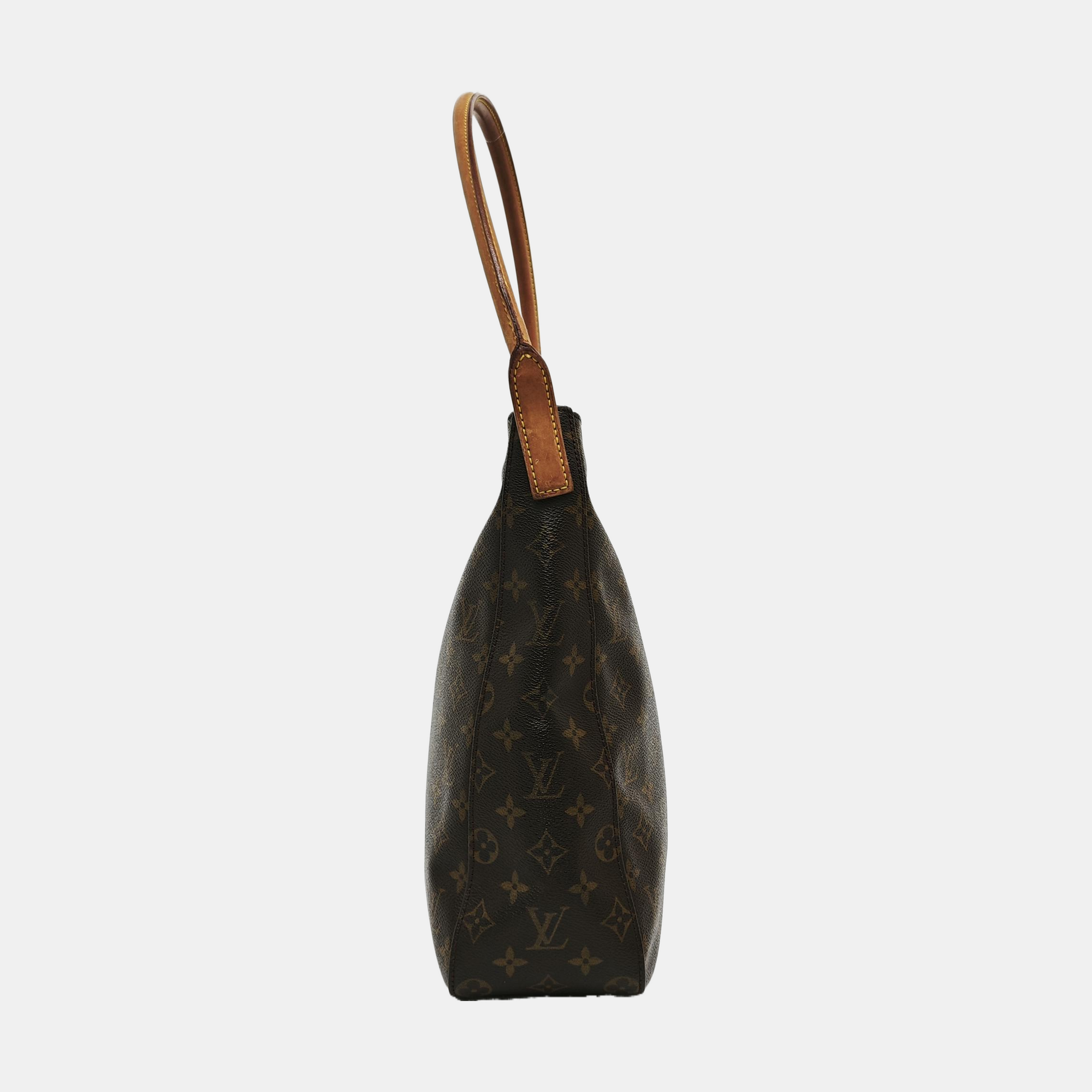 LOOPING GM Monogram Coated Canvas Brown