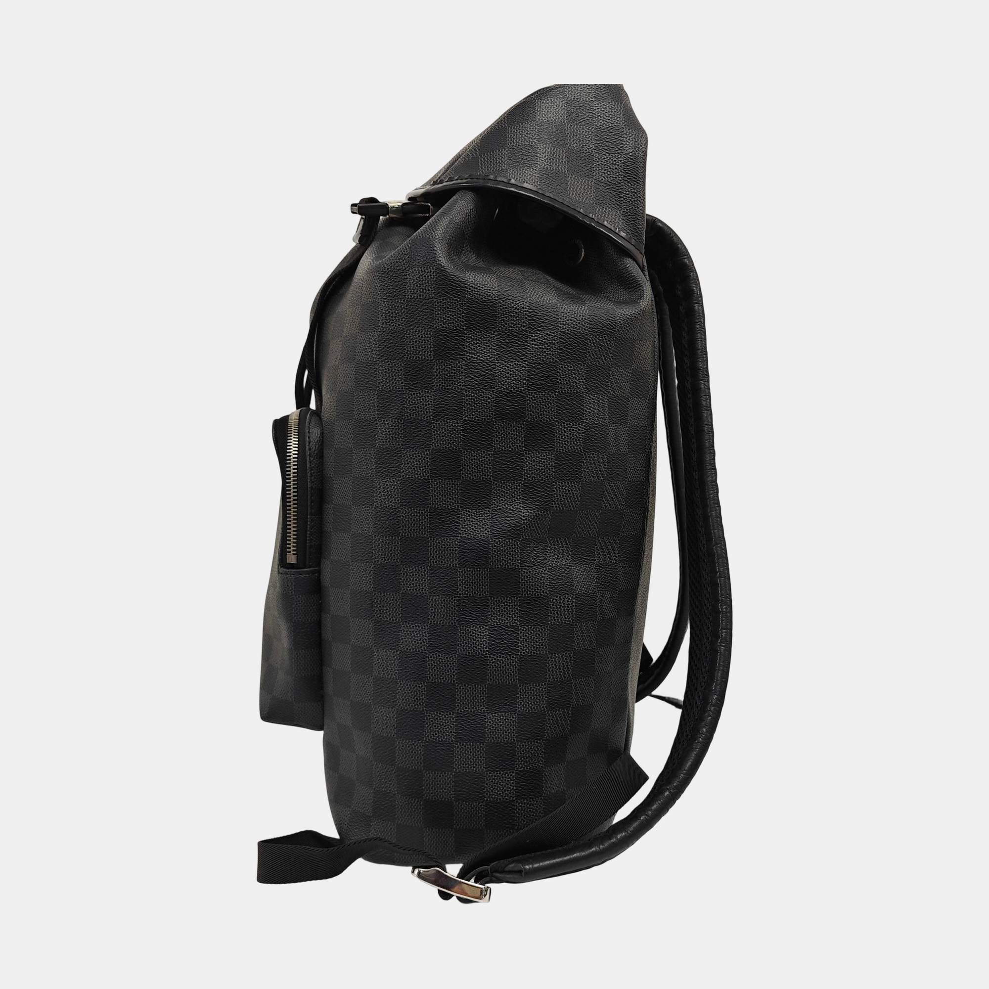 CHRISTOPHER Damier Graphite Coated Canvas Gray