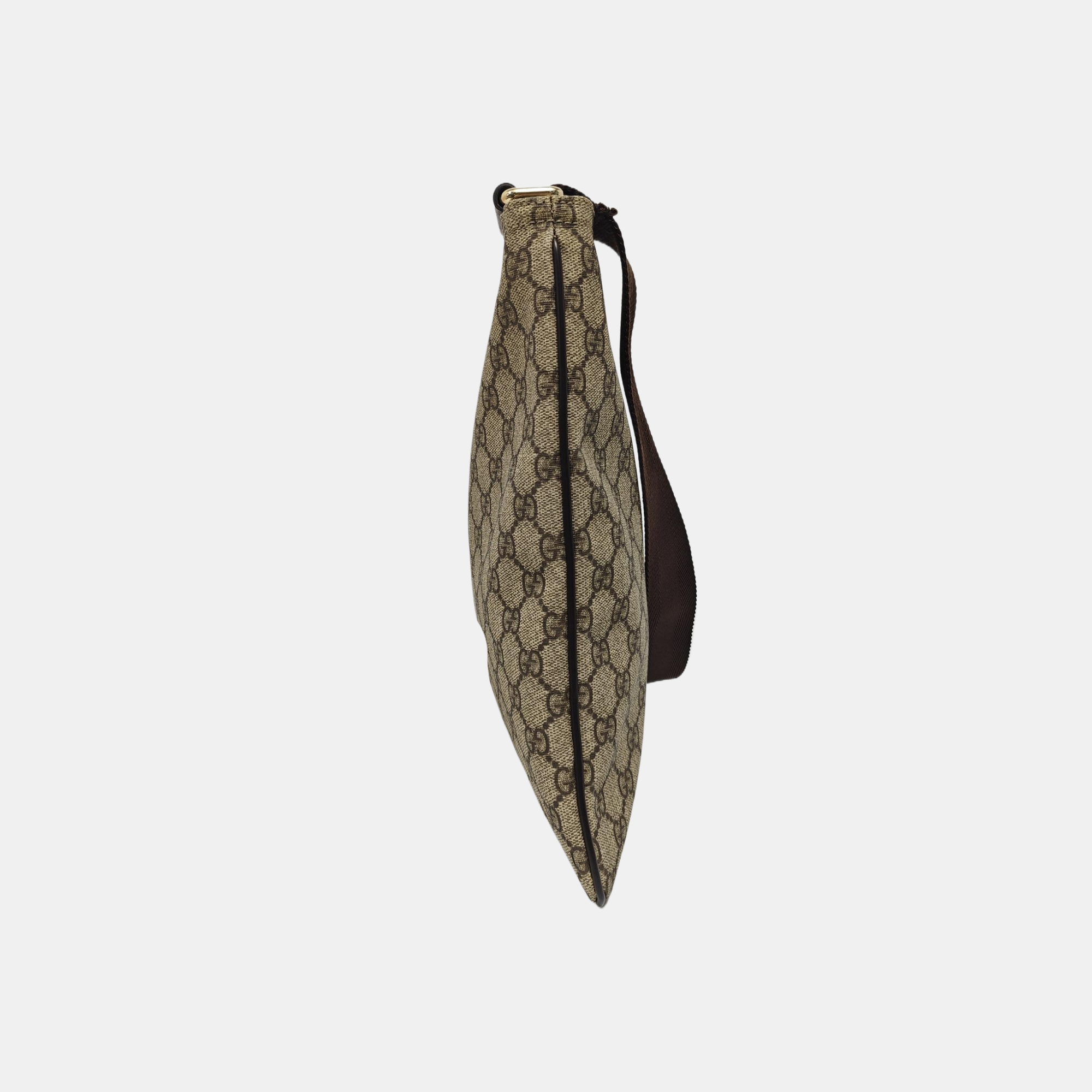Monogram Coated Canvas Crossbody Bag Black