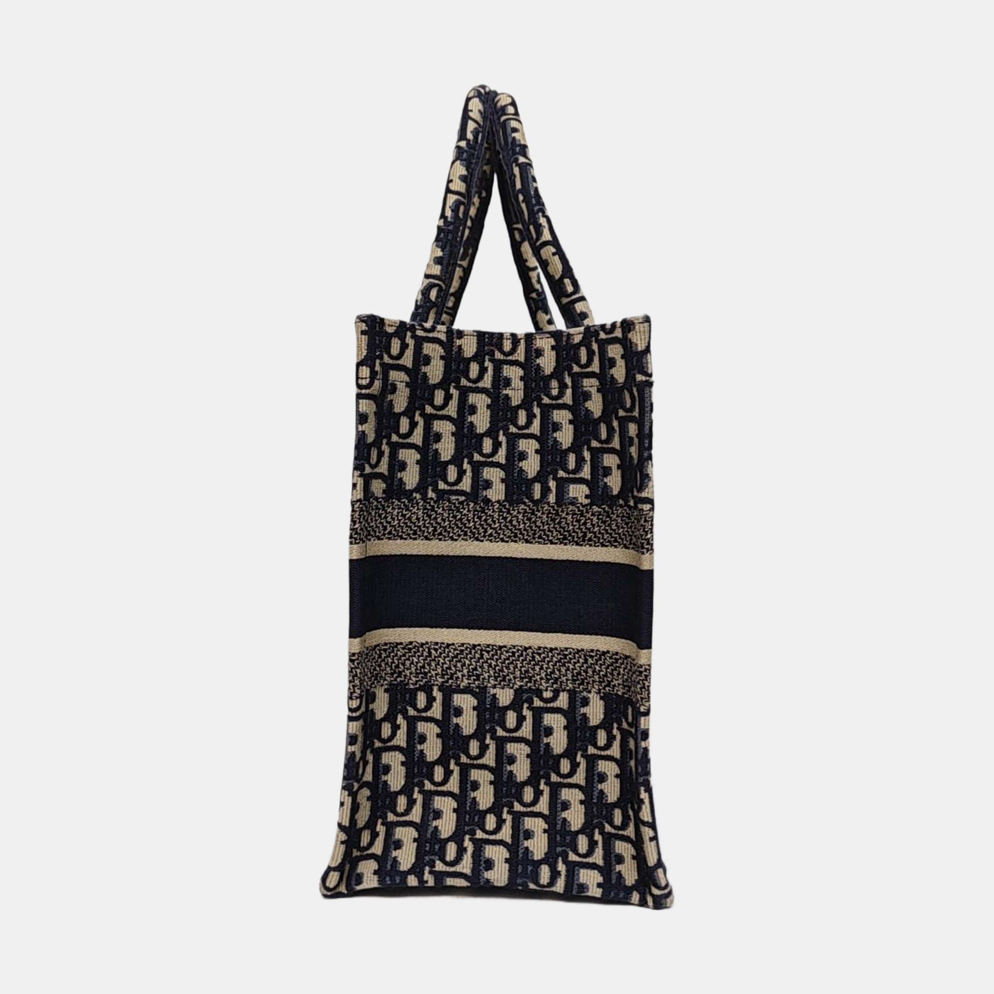 Book Tote Medium Canvas Blue