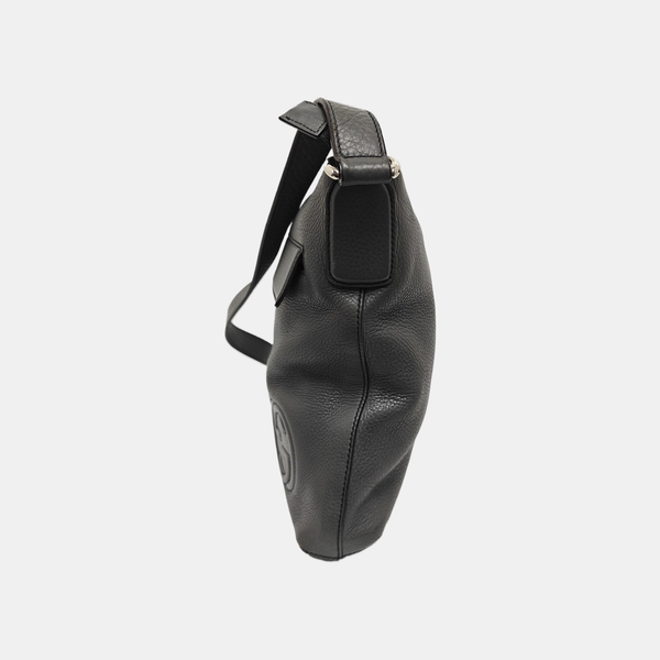 Calfskin Crossbody Bag Gray
