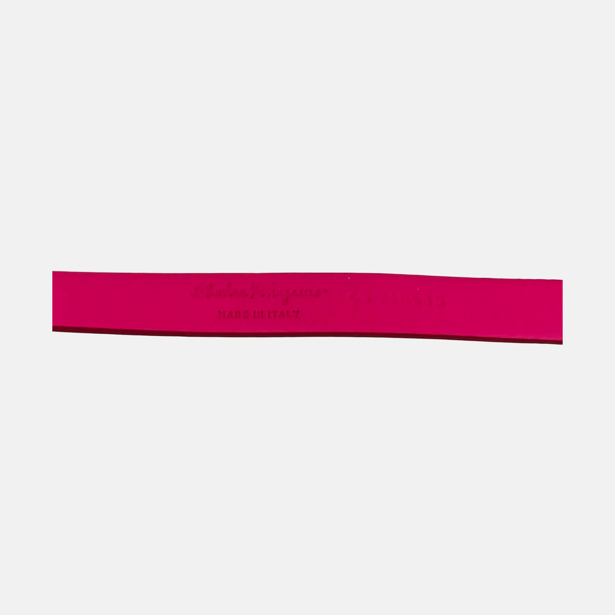 Leather Belt Red