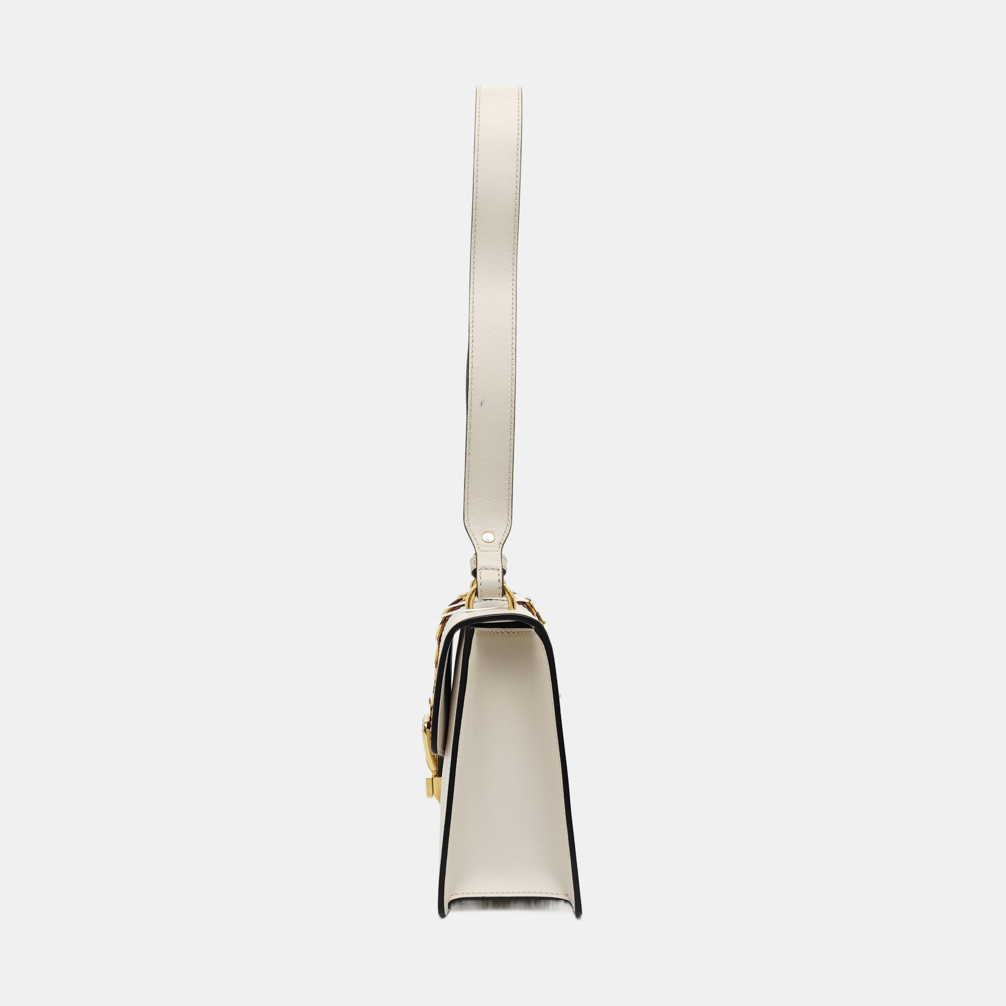 Sylvie Small Calfskin White