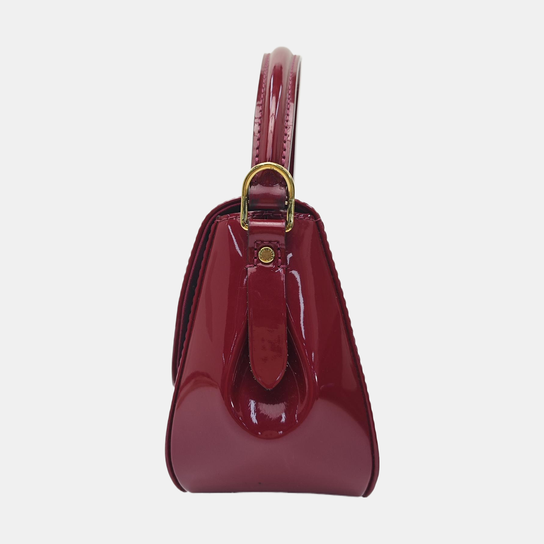 PASADENA PM Monogram Patent Leather Red