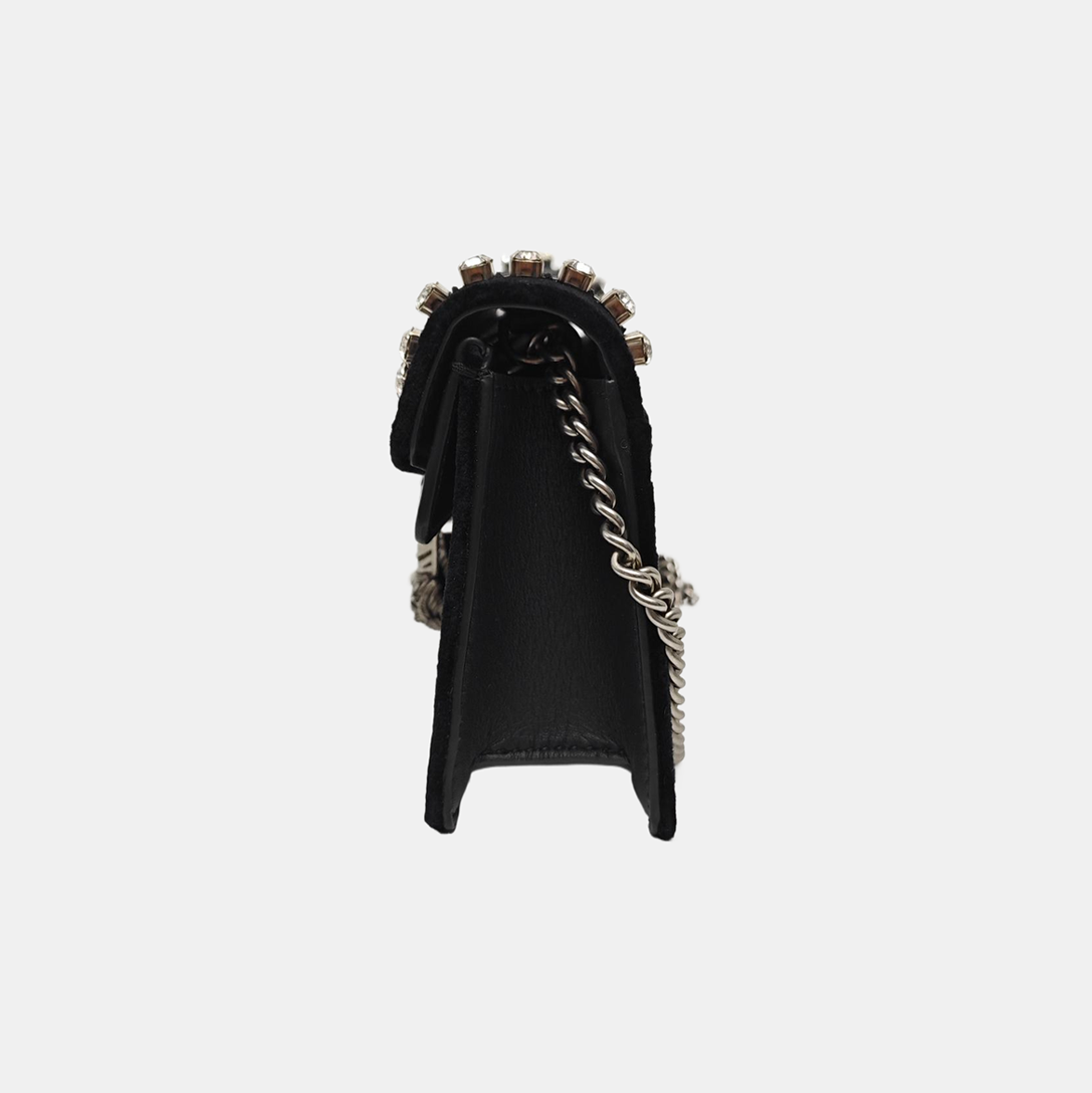 Dionysus Super Mini Velvet Black