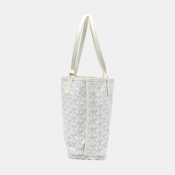 Anjou Mini Coated Canvas White
