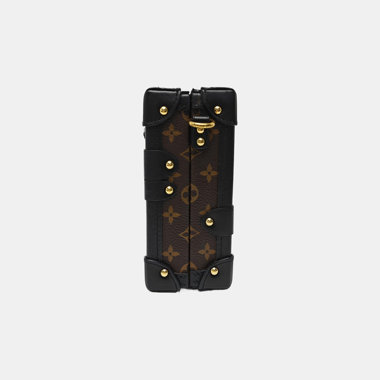 PETITE MALLE Monogram Coated Canvas Brown