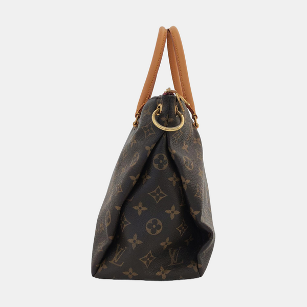 PALLAS Monogram Coated Canvas Brown