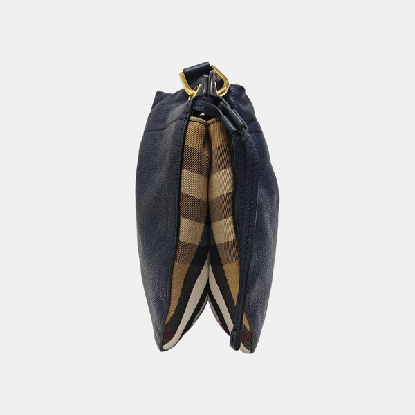 Calfskin Shoulder Bag Blue