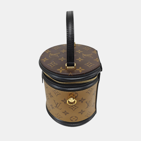 CANNES PM Monogram Coated Canvas Brown