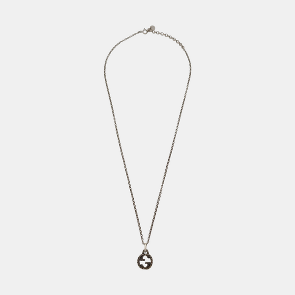 Interlocking G 925 Sterling Silver Necklace