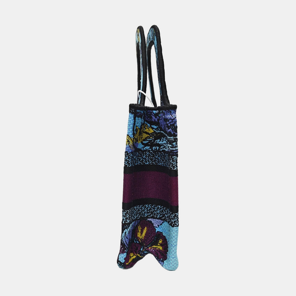 Book Tote Mini Canvas Blue