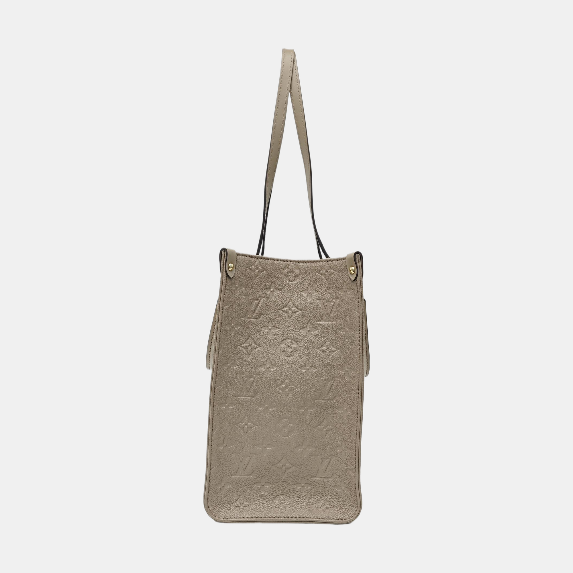 ONTHEGO MM Monogram Calfskin Gray