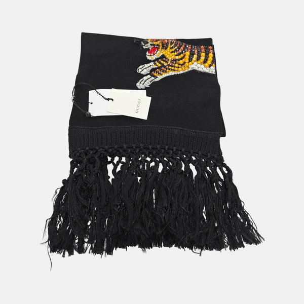 Wool Scarf Black