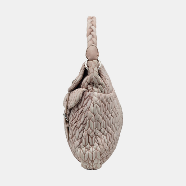 Calfskin Shoulder Bag White
