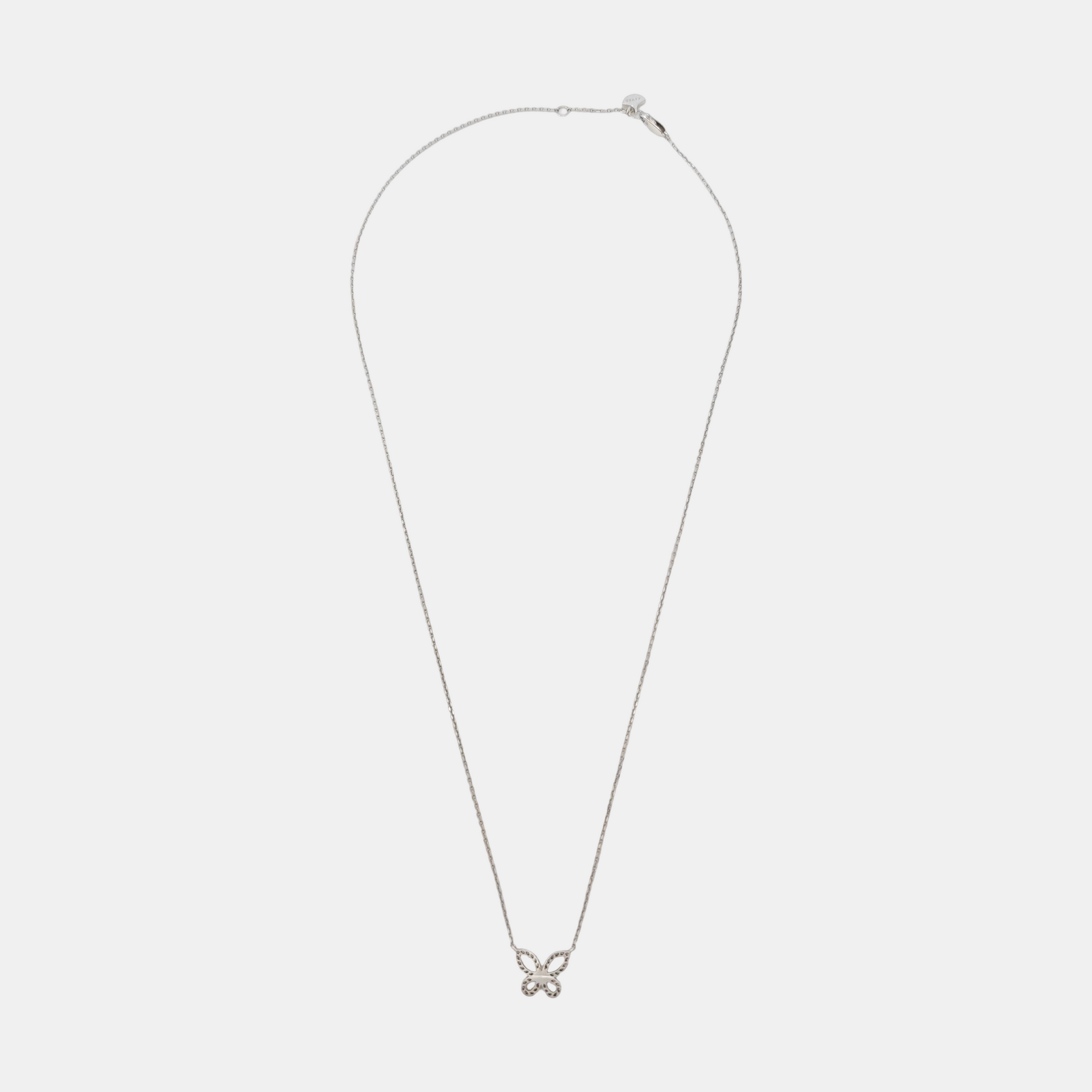 18k White Gold Silver Necklace