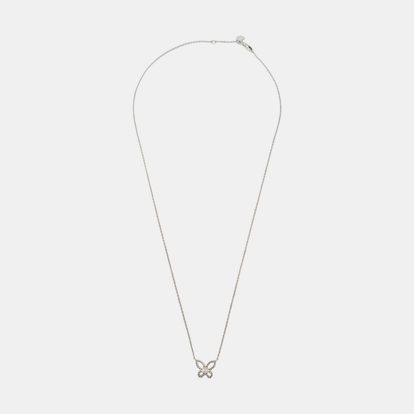 18k White Gold Silver Necklace