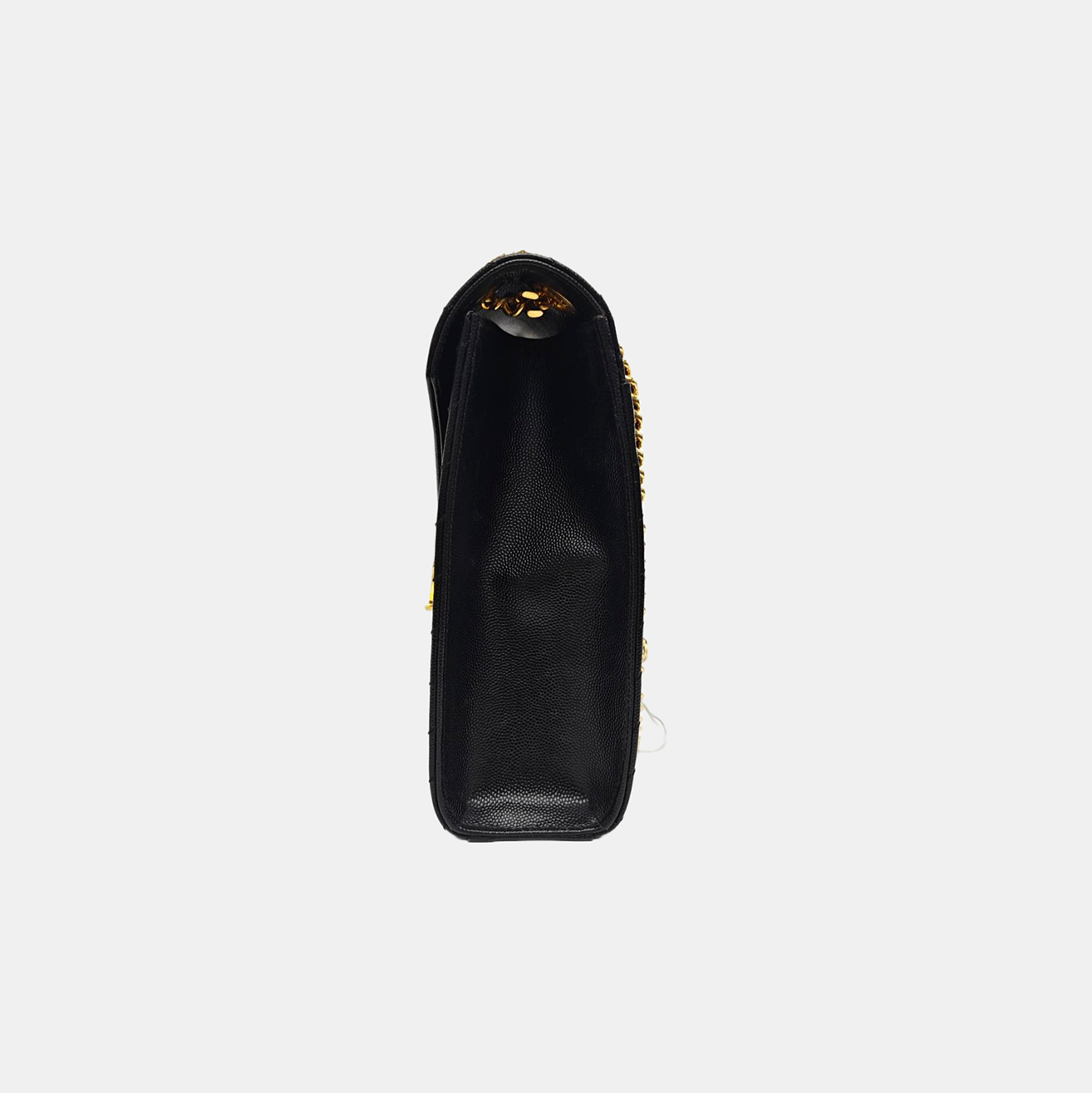 MONOGRAM Large Chevron Calfskin Black