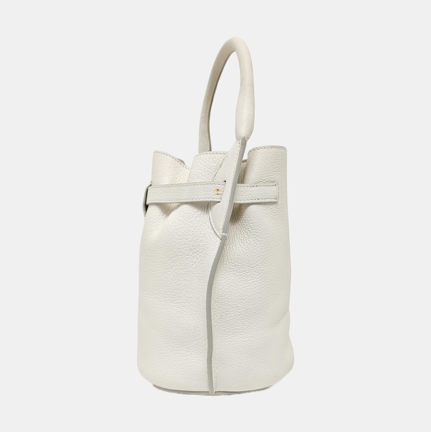 BIG BAG Nano Calfskin White